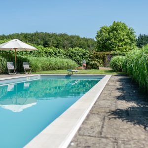 Swimming pool at Grendon Court Barn