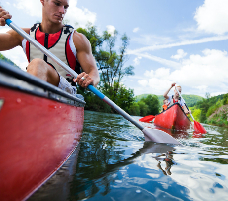 Canoeing in Herefordshire