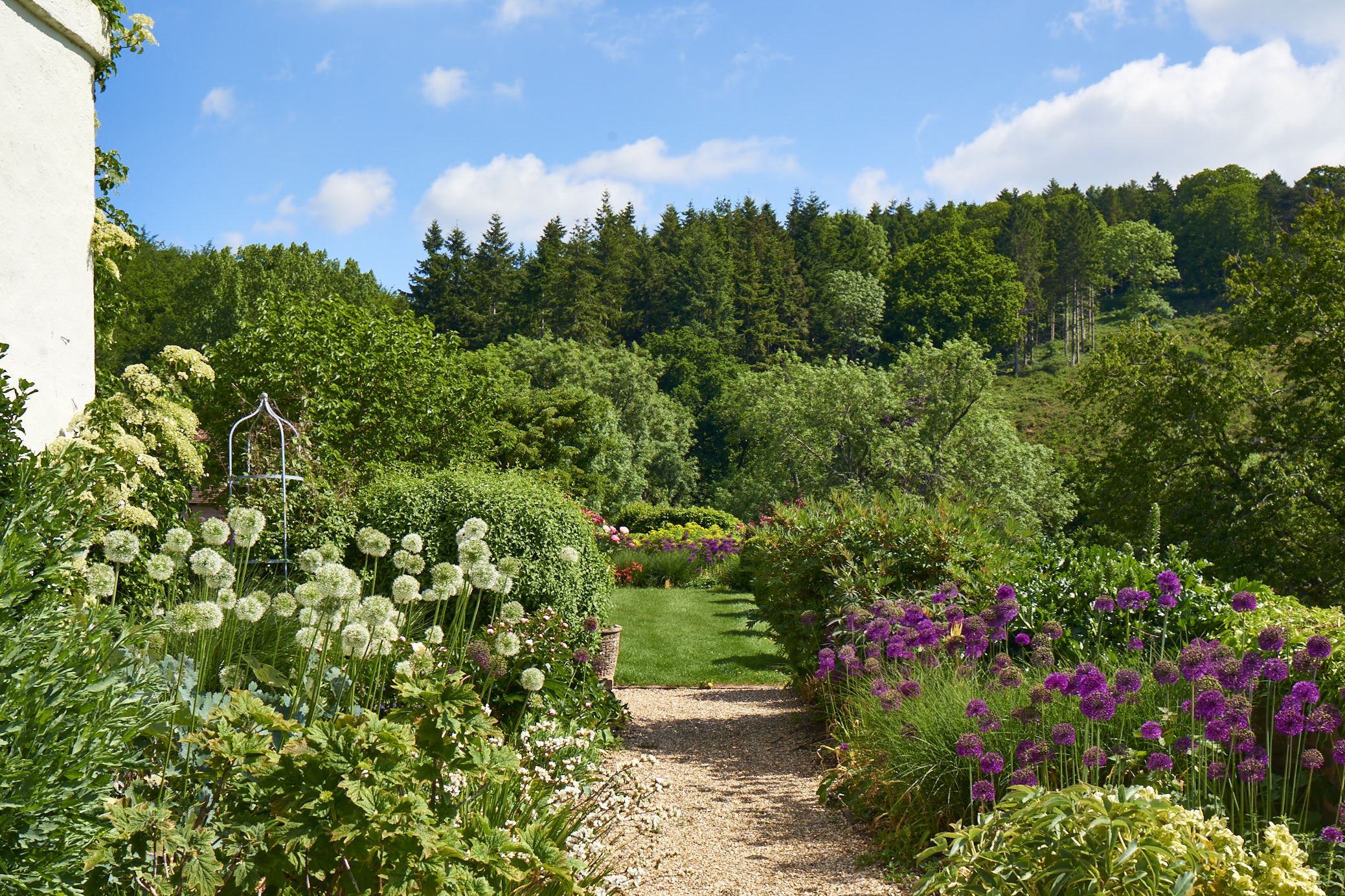 Stunning gardens at Grendon Court