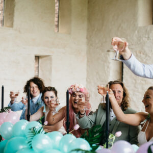 Wedding reception at Grendon Court Barn