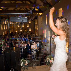 Wedding reception at Grendon Court Barn